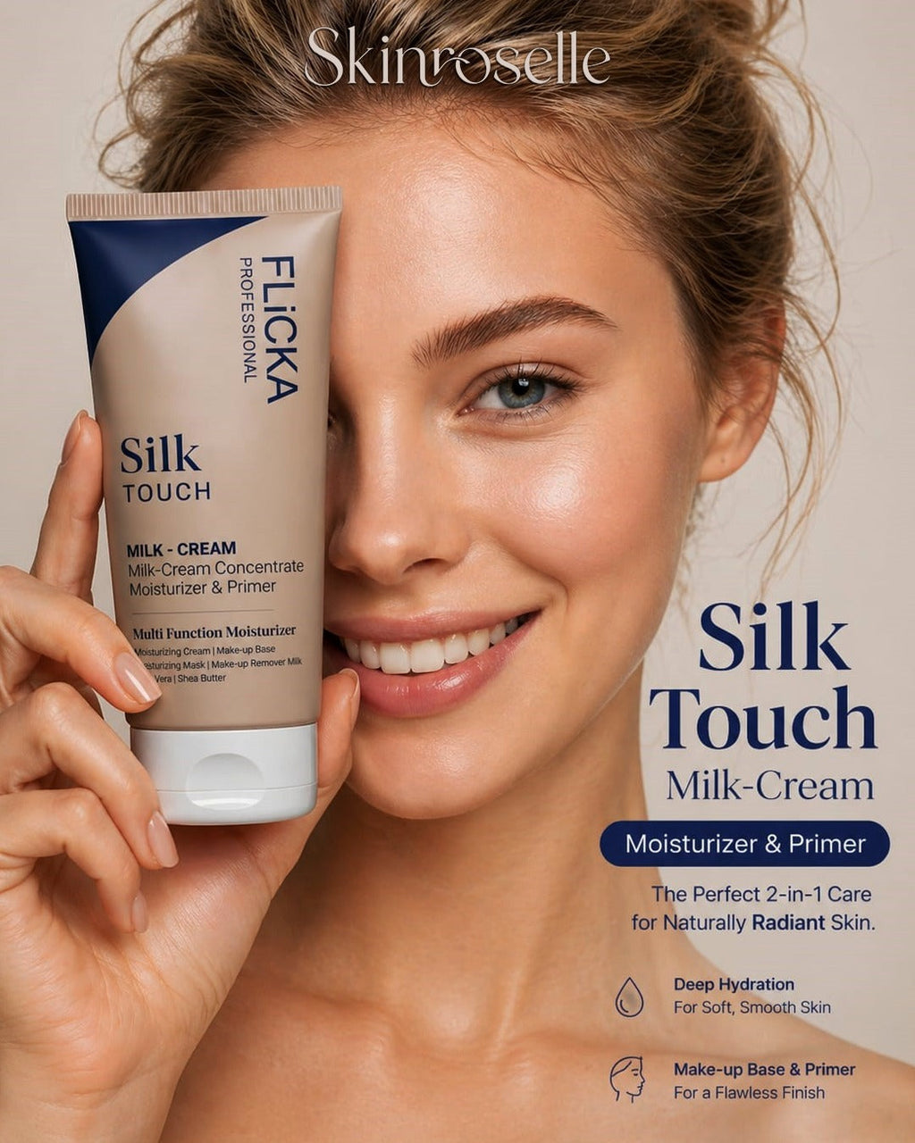 Flicka Silk Touch l Concentrate - Primer and Moisturizer
