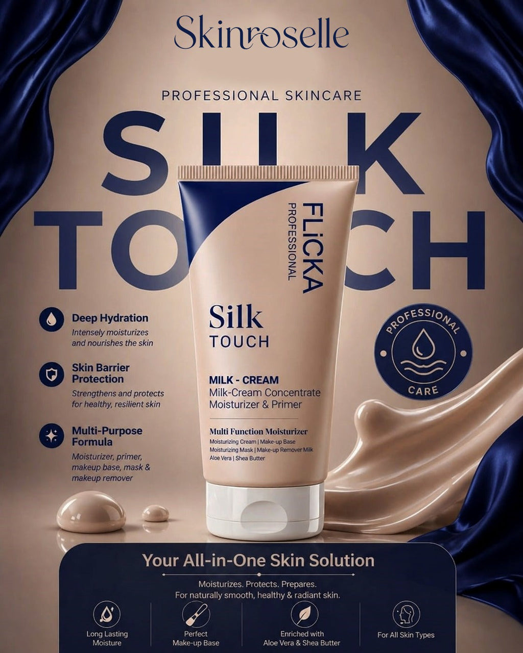 Flicka Silk Touch l Concentrate - Primer and Moisturizer